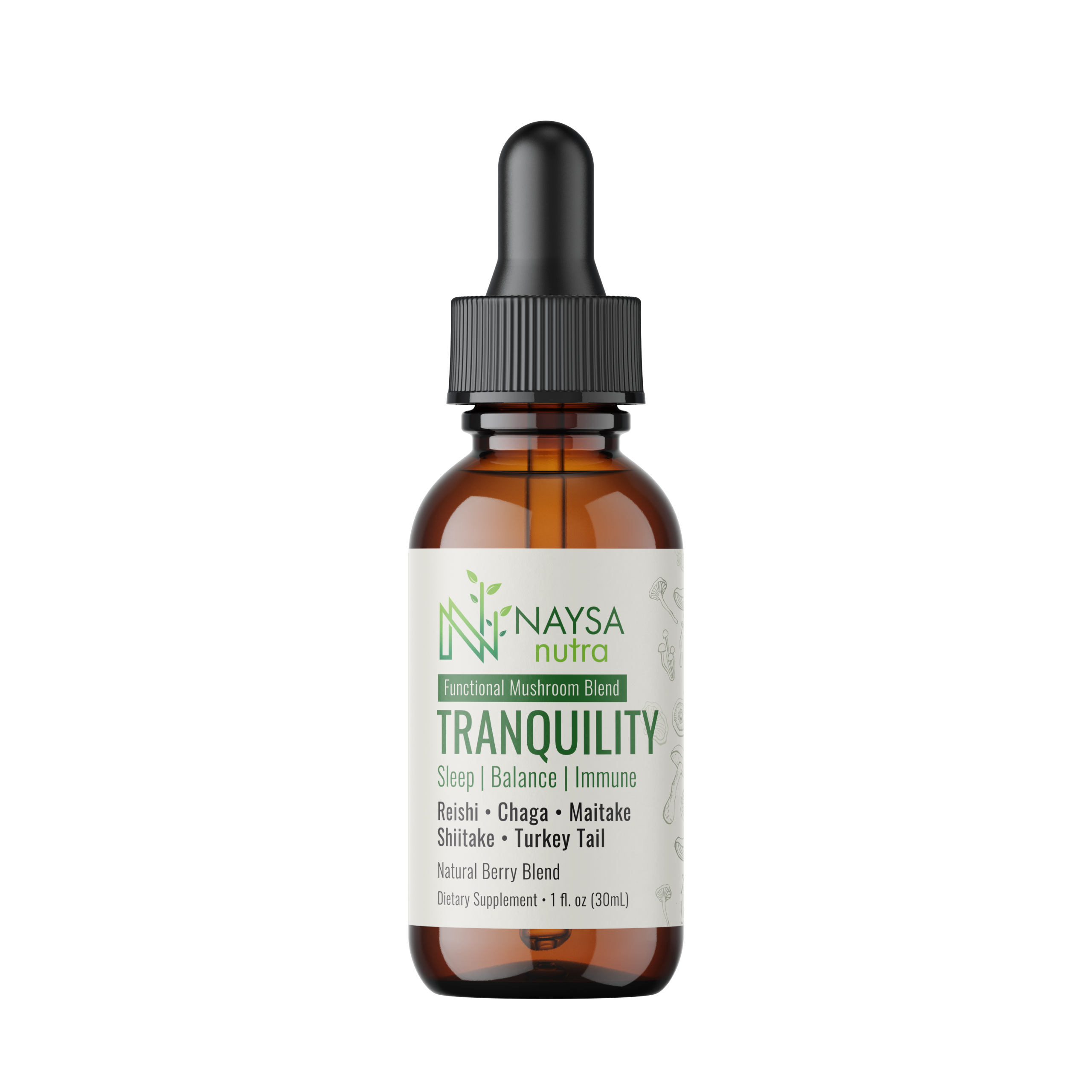 NAYSA Nutra Tranquility Mushroom Drops