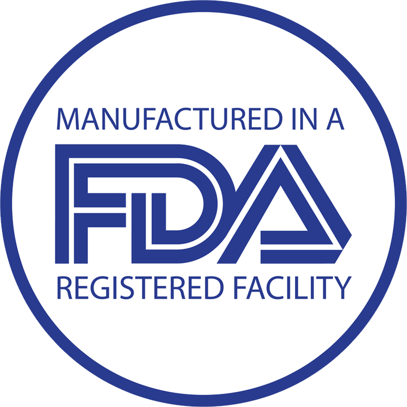 Manufactured In A FDA Registered Facility