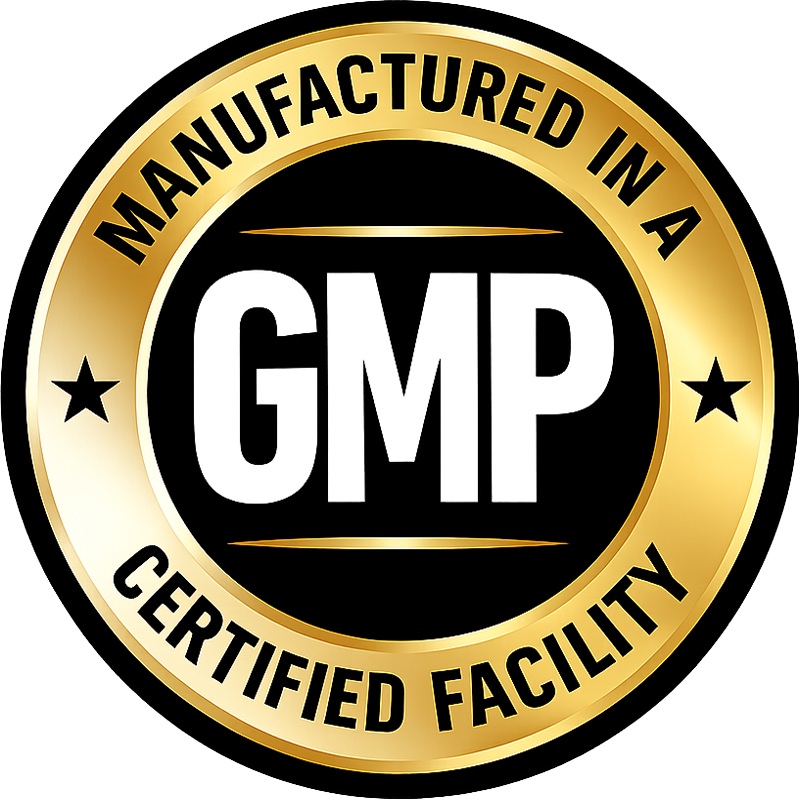 Manufactured In A GMP Certified Facility