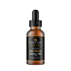 1000mg Broad Spectrum Drops Peppermint